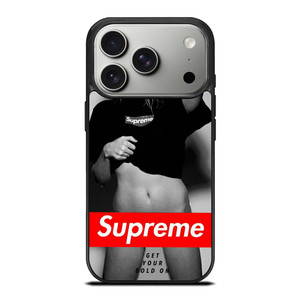 SUPREME GET YOUR BOLD ON iPhone 17 Pro Case Cover SUPREME GET YOUR BOLD ON iPhone 17 Pro Case Cover