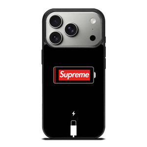 SUPREME PHONE LOW BATTERY iPhone 17 Pro Case Cover SUPREME PHONE LOW BATTERY iPhone 17 Pro Case Cover