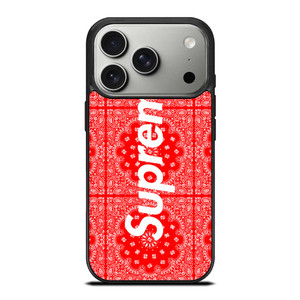 SUPREME RED BANDANA iPhone 17 Pro Case Cover SUPREME RED BANDANA iPhone 17 Pro Case Cover