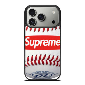 SUPREME X RAWLINGS BASEBALL iPhone 17 Pro Case Cover SUPREME X RAWLINGS BASEBALL iPhone 17 Pro Case Cover