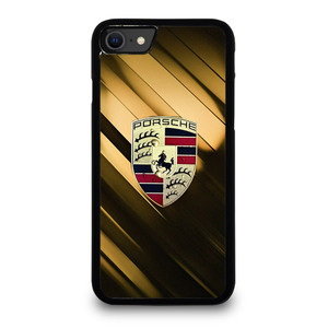 PORSCHE GOLD LOGO  iPhone SE 2020 Case Cover