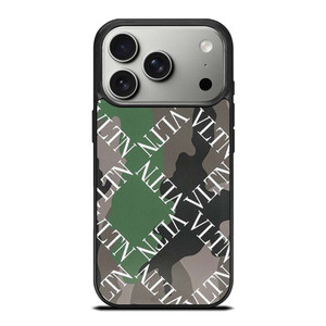 VALENTINO CAMO PATTERN iPhone 17 Pro Case Cover VALENTINO CAMO PATTERN iPhone 17 Pro Case Cover