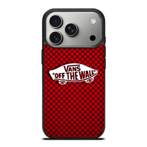 VANS OFF THE WALL SKATER RED CARBON iPhone 17 Pro Case Cover VANS OFF THE WALL SKATER RED CARBON iPhone 17 Pro Case Cover