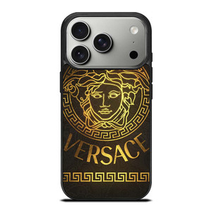 VERSACE GOLD LOGO ORNAMENT iPhone 17 Pro Case Cover