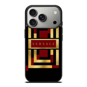 VERSACE LOGO RED GOLD ICON iPhone 17 Pro Case Cover