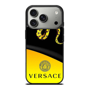 VERSACE LOGO SNAKE ICON YELLOW iPhone 17 Pro Case Cover