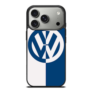 VW VOLKSWAGEN SLICED BLUE LOGO iPhone 17 Pro Case Cover