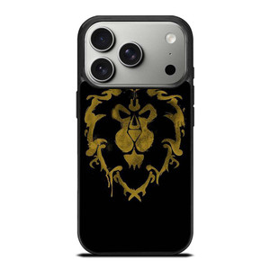 WORLD OF WARCRAFT ALLIANCE BLACK LOGO iPhone 17 Pro Case Cover