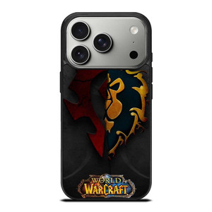 WORLD OF WARCRAFT HORDE ALLIANCE LOGO iPhone 17 Pro Case Cover