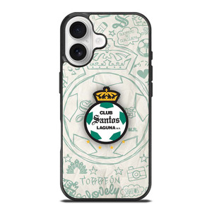 CLUB SANTOS LAGUNA SCRIBBLE LOGO iPhone 17 Case Cover