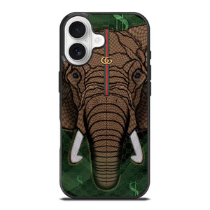 GUCCI LOGO ELEPHANT ICON iPhone 17 Case Cover