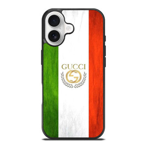GUCCI LOGO ITALY FLAG iPhone 17 Case Cover