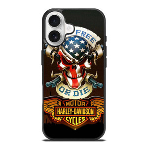 HARLEY DAVIDSON LIVE FREE OR DIE iPhone 17 Case Cover