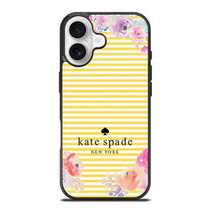 KATE SPADE NEW YORK FLORAL STRIPE iPhone 17 Case Cover
