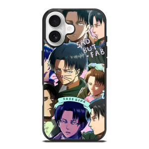 LEVI ACKERMAN ATTACK ON TITANS CUTE ANIME COLLAGE iPhone 17 Case Cover