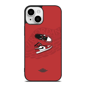 AIR JORDAN 1 SNEAKERS RED iPhone 13 Mini Case Cover AIR JORDAN 1 SNEAKERS RED iPhone 13 Mini Case Cover