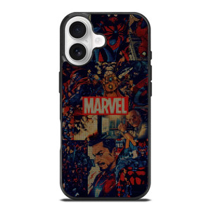 MARVEL COMICS HALFTONE COLLAGE iPhone 17 Case Cover