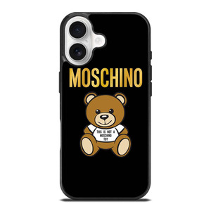 MOSCHINO BEAR LOGO iPhone 17 Case Cover