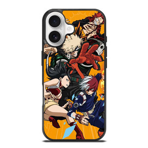 MY HERO ACADEMIA MANGA CHARACTER iPhone 17 Case Cover MY HERO ACADEMIA MANGA CHARACTER iPhone 17 Case Cover