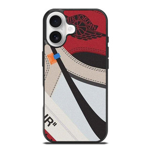 NIKE AIR JORDAN 1 HIGH OFF WHITE iPhone 17 Case Cover NIKE AIR JORDAN 1 HIGH OFF WHITE iPhone 17 Case Cover