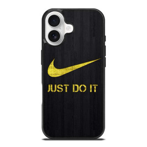 NIKE JUST DO IT WOOD LOGO YELLOW iPhone 17 Case Cover NIKE JUST DO IT WOOD LOGO YELLOW iPhone 17 Case Cover