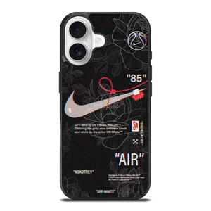 NIKE OFF WHITE FLORAL LOGO iPhone 17 Case Cover NIKE OFF WHITE FLORAL LOGO iPhone 17 Case Cover