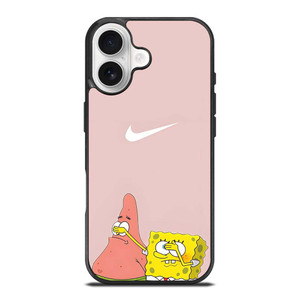 NIKE PATRICK AND SPONGEBOB PINK iPhone 17 Case Cover NIKE PATRICK AND SPONGEBOB PINK iPhone 17 Case Cover