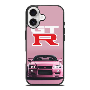 NISSAN GTR R34 PINK iPhone 17 Case Cover NISSAN GTR R34 PINK iPhone 17 Case Cover