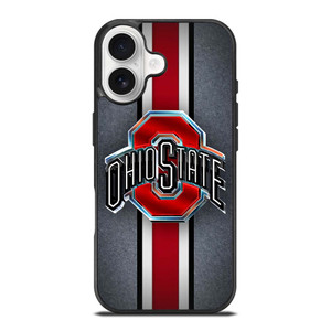 OHIO STATE BUCKEYES METAL LOGO iPhone 17 Case Cover OHIO STATE BUCKEYES METAL LOGO iPhone 17 Case Cover