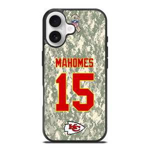 PATRICK MAHOMES KANSAS CITY CHIEFS CAMO KIT iPhone 17 Case Cover PATRICK MAHOMES KANSAS CITY CHIEFS CAMO KIT iPhone 17 Case Cover