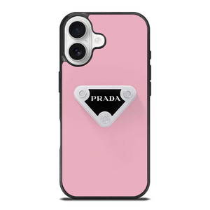 PINK PRADA LOGOEMBLEM iPhone 17 Case Cover