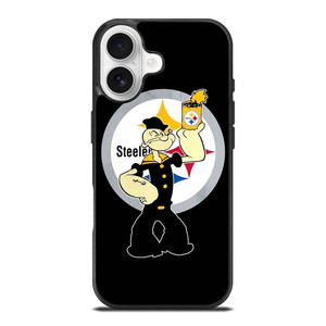 PITTSBURGH STEELERS FOOTBALL POPEYE CARTOON iPhone 17 Case Cover