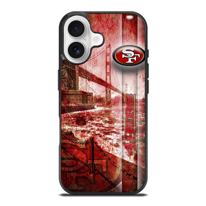 SAN FRANCISCO 49ERS GRUNGE LOGO iPhone 17 Case Cover