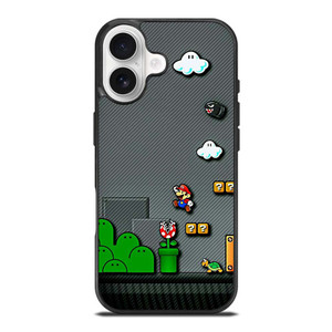 SUPER MARIO BROS CARBON GAMES iPhone 17 Case Cover
