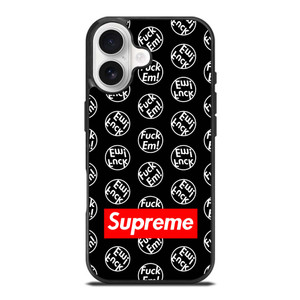 SUPREME FUCK EM iPhone 17 Case Cover