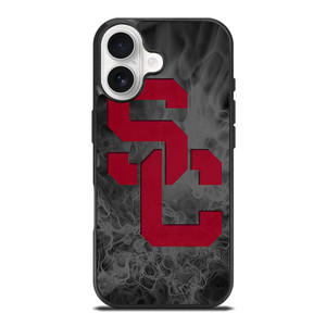 USC TROJANS FOOTBALL SMOKED LOGO iPhone 17 Case Cover