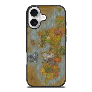 WORLD OF WARCRAFT GAMES MAP iPhone 17 Case Cover