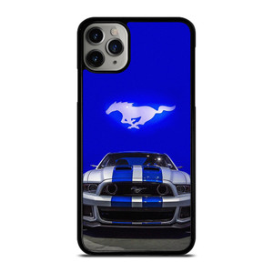 FORD MUSTANG BLUE LOGO iPhone 11 Pro Max Case Cover FORD MUSTANG BLUE LOGO iPhone 11 Pro Max Case Cover