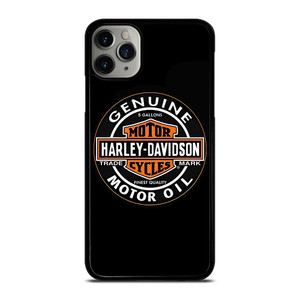 HARLEY DAVIDSON MOTOR OIL BADGE  iPhone 11 Pro Max Case Cover