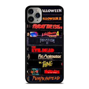 HORROR MOVIES CASSETTE COLLECTION  iPhone 11 Pro Max Case Cover