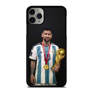 LIONEL MESSI WORLD CUP CHAMPIONS  iPhone 11 Pro Max Case Cover