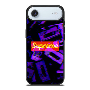 SUPREME PURPLE CASSETTE GLITCH iPhone Air Case Cover