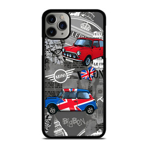 MINI COOPER LONDON COLLAGE iPhone 11 Pro Max Case Cover MINI COOPER LONDON COLLAGE iPhone 11 Pro Max Case Cover
