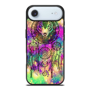 WHITE WOLF DREAMCATCHER TIE DIE iPhone Air Case Cover
