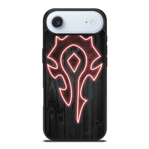 WORLD OF WARCRAFT HORDE WOOD LOGO iPhone Air Case Cover