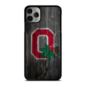 OHIO STATE BUCKEYES LOGO WOOD  iPhone 11 Pro Max Case Cover