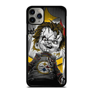 PITTSBURGH STEELERS CHUCKY DOLL  iPhone 11 Pro Max Case Cover