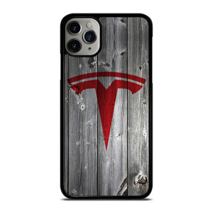 TESLA WOODEN LOGO  iPhone 11 Pro Max Case Cover