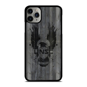 UNITED NATIONS SPACE COMMAND WOOD LOGO  iPhone 11 Pro Max Case Cover