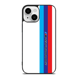 BMW M PERFORMANCES WHITE iPhone 13 Mini Case Cover BMW M PERFORMANCES WHITE iPhone 13 Mini Case Cover
